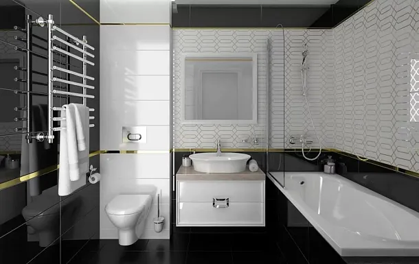 Фото Плитка Simple чёрный 25х75 Россия