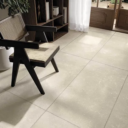 Фото Керамогранит Dado Ceramica 304283 Serica Rigatino Ivory Rett 60x120 Италия