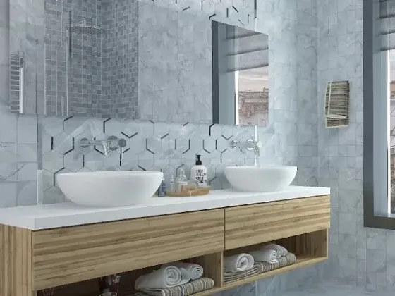 Фото Плитка Панно ONICE BLU (2 шт) 63*63 Россия