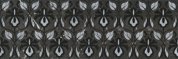 Фото Декор Тубкаль чёрный глянцевый обрезной 30x89,5x0,9 (KMD3STA031BR) Россия