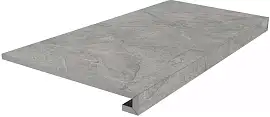 Фото Ступень Kerama Marazzi Риальто клееная дымчатый матовый 33x80x0,9 (SG850490R\GCF)
