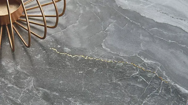 Фото Керамогранит Indigo Soft Polished (Gold) 60x120 (BHW-0033) Китай