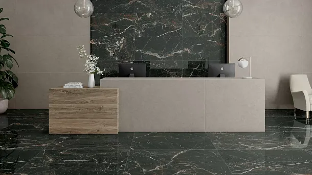 Фото Керамогранит Pamesa Cr.Lux Laurants Brown 6mm Pol Rett 120x280 Испания