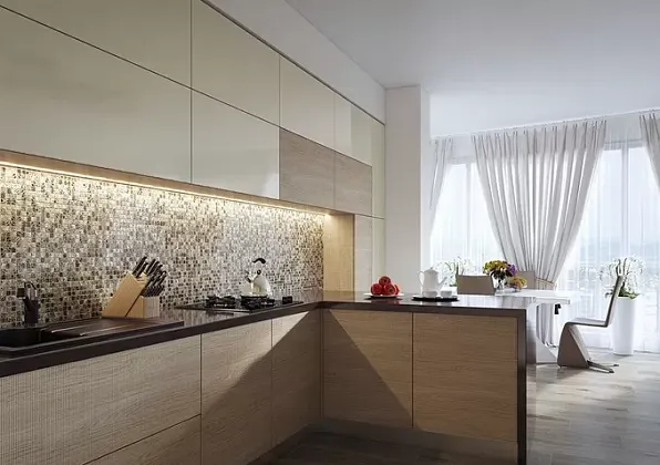 Фото Мозаика Crema Marfil Polished (JMST033) 30.5X30.5 (С0003477) Китай