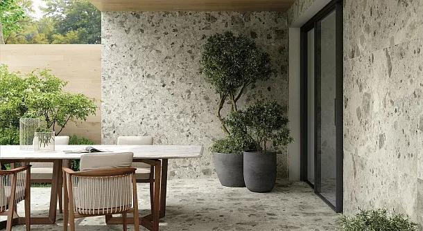 Фото Керамогранит fQAF Nativa Grey Satin RT 80x80 Италия