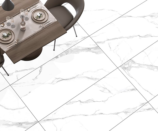 Фото Керамогранит Mistra Statuario 60x120 Индия