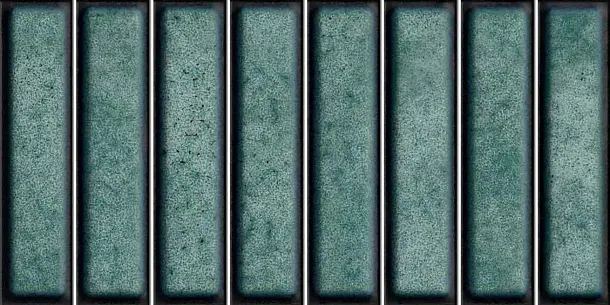 Фото керамическая плитка El Barco Domino Verde Glossy 15x30 Испания