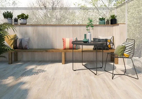 Фото Керамогранит Jano Tiles Dec. Mountain Blanco R11 23x120 Испания