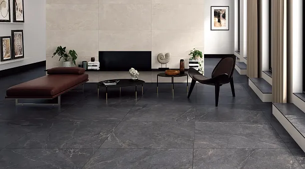 Фото Керамогранит Keratile Lithos Anthracite MT Rect 60x120 Испания