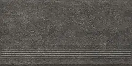 Фото Ступень Paradyz Carrizo Basalt Stopnica Prosta Struktura Mat B1a 30x60