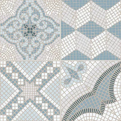 Фото Керамогранит Gayafores Tessela Blue 33,15x33,15 Испания