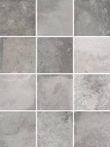 Фото керамическая плитка Спартель серый матовый 29,8х39,8x0,7 из 12 частей 9,8x9,8 (KM1010G0011N) Россия