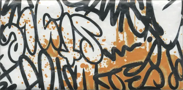 Фото Панно OP\A210\4x\19060 Граффити из 4-х частей 39.6*20 Россия