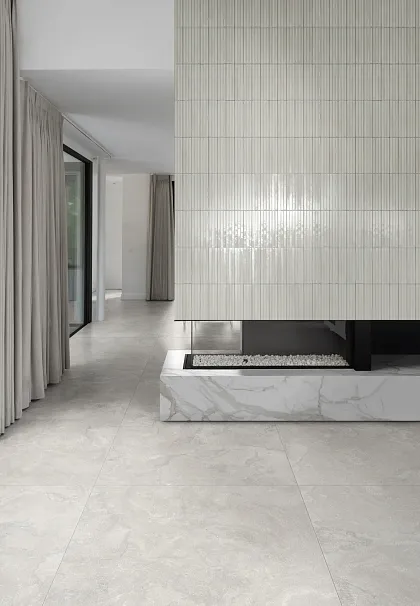 Фото Керамогранит Ragno Marazzi RCV0 Stoneplay Mayenne Avorio Rett 100x100 Италия