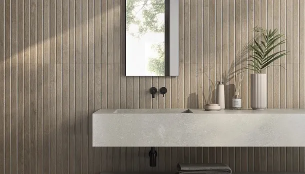 Фото Керамогранит Argenta Bari Slat Black Matt 60x120 Испания