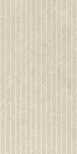 Фото Керамогранит Dado Ceramica 005504 Shellstone Beige Rigat-One 3D 60x120 Италия