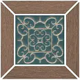 Kerama Marazzi Декор Тровазо наборный коричневый матовый 13x13x0,9 (ID156)
