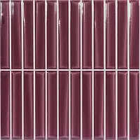 Фото керамическая плитка Monopole Melody Bordeaux 20x20