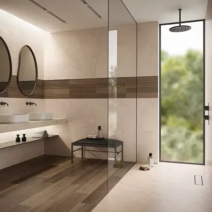 Фото Керамогранит Flaviker PF60014126 Supreme Memories Pulpis Ivory Lux 3D R 120x280 Италия