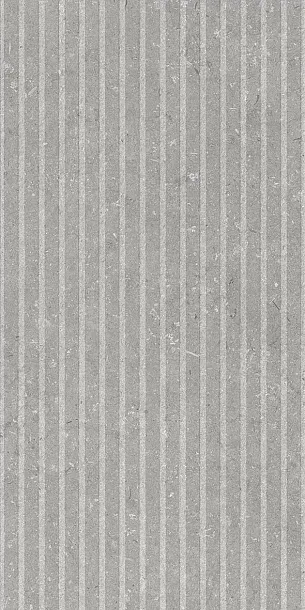 Фото Керамогранит Dado Ceramica 005503 Shellstone Grigio Rigat-One 3D 60x120 Италия