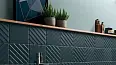 Керамогранит E062 4D Diagonal White 20х20
