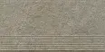 Ступень Paradyz Eremite Taupe Stopnica Prosta Struktura Mat B1a 30x60