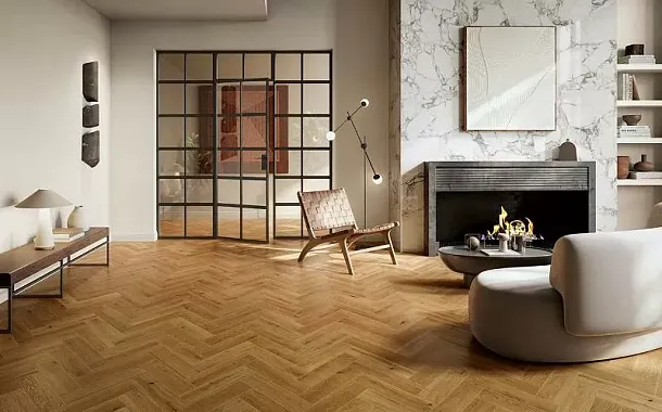 Керамогранит Rovere Decape 10x40 (УТ-00028070) для гостиной, для кухни, для ванной, для туалета, для спальни, для прихожей, на теплый пол Фото Керамогранит Rovere Decape 10x40 (УТ-00028070) Италия