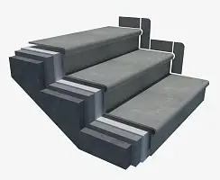 Фото Ступень Seranit Step Beton Grey Matt 32,5x120