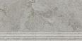 Ступень Kerama Marazzi Сплит серый матовый обрезной 30x60x0,8 (KM6060G1241R8GRF)