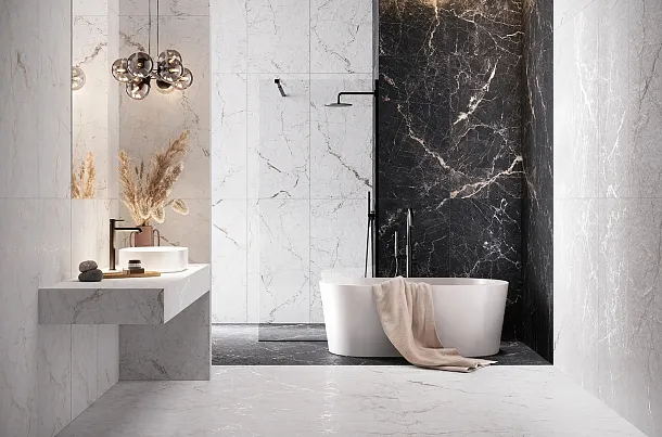 Фото Керамогранит Tubadzin Veneto white STR 119.8x59.8 Польша
