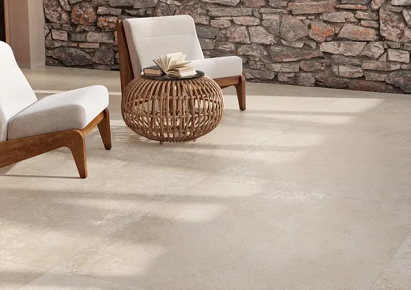 Фото Керамогранит Ragno Marazzi RCA9 Realstone Travertino Vein Beige Rett 60x120 Италия