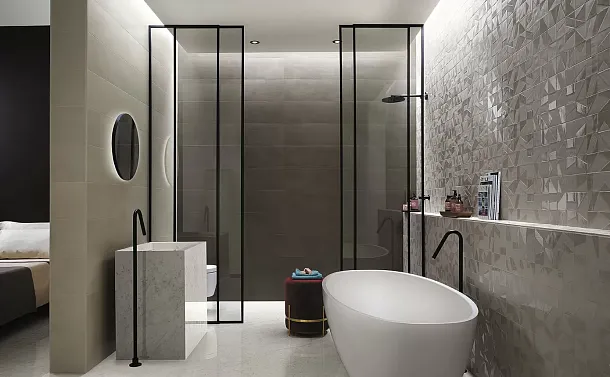 Фото Плитка f0VE Mat&More Deco Azure 25X75 Италия