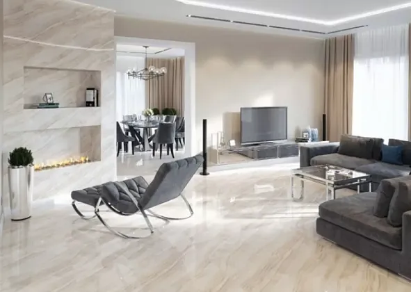 Фото Керамогранит Majestic White Polished 60x120 (С0003696) Индия