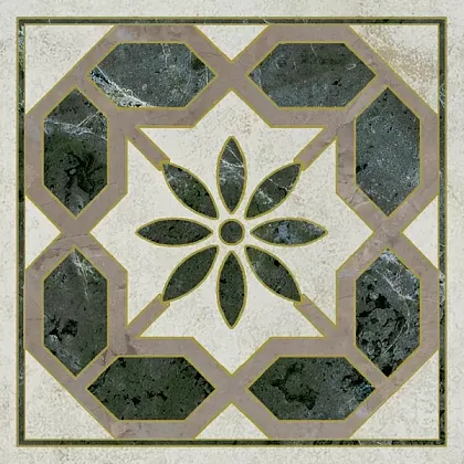 Фото Декор OS\A312\SG606220RL Серенада 3 лаппатированный обрезной 7,2x7,2 Россия