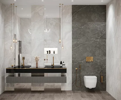 Фото Керамогранит Titan White Cтруктурный 60х60 Индия