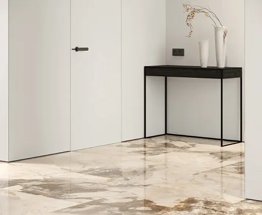 Фото Керамогранит Laparet Exence Beige Бежевый Полированный 80Х160 Индия