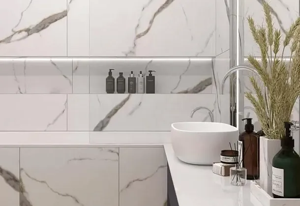Фото Керамогранит ZERDE TILE Statuario White 60х120 Казахстан