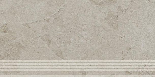 Фото Ступень Kerama Marazzi Сплит бежевый светлый матовый обрезной 30x60x0,8 (KM6060G1251R8GRF) Россия