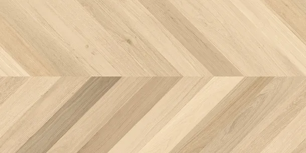 Фото Керамогранит Laparet Wood Royal Almond Chevron M Бежевый Матовый Карвинг 60Х120 Индия