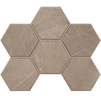 Фото Мозаика Gabbro Grey Hexagon GB02 25x28.5