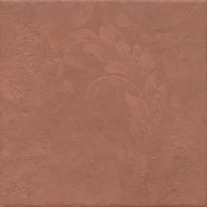 Фото Керамогранит Kerama Marazzi Хадду красный матовый декорированный 40,2x40,2x0,8 (KM4040G0071N) Россия