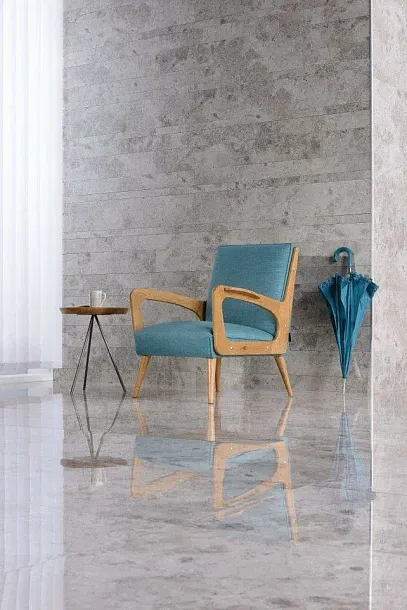 Фото Ступень Seranit Fibre Grey Rectified Lappato 32,5x120 Турция