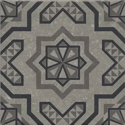 Фото Kerama Marazzi Декор Касабланка серый матовый 20x20x0,8 (KMD3STA048GN) Россия
