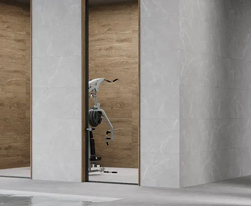Фото Керамогранит Laparet Marble Grey Pro Серый Матовый R12Soft 60Х60 Индия