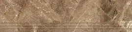 Фото ProGRES Ceramica GNR12030421-G Ступень Магма Коричневый темный граниль 1200x300x9.5