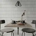 керамическая плитка DNA Tiles 133471 Flash Bars Ivory 12,5x25