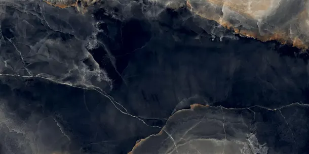 Фото Керамогранит Laparet Interstellar Black Чёрный Полированный 80Х160 Индия