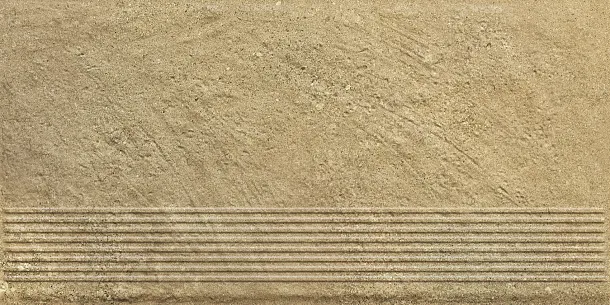 Фото Ступень Paradyz Eremite Beige Stopnica Prosta Struktura Mat B1a 30x60 Польша