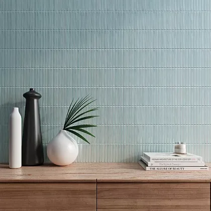 Фото керамическая плитка DNA Tiles 133476 Flash Bars Cool Grey 12,5x25 Испания
