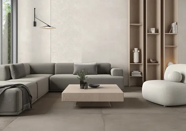 Фото Плитка Tau Ceramica Olatua Greige Mate Rect 33,3x100 Испания